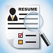 Resume magnifying glass